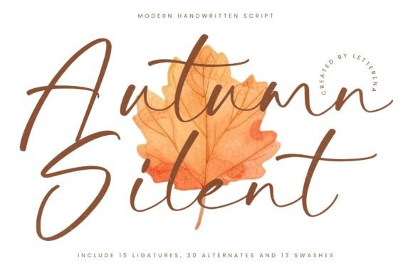 Autumn Silent: The Premium Typeface for Polished Brand Identity