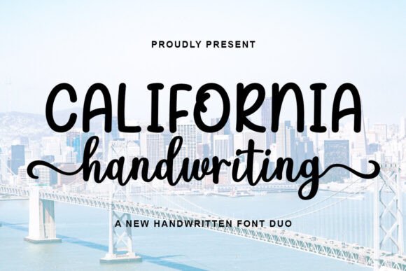 California Handwriting Duo: A Modern Typeface for Digital Branding