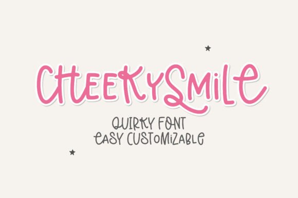 Cheeky Smile: The Handwritten Typeface for Authentic Editorial Design