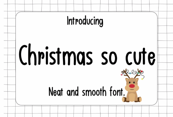 Christmas so Cute: A Cozy Handwritten Typeface for Festive Branding