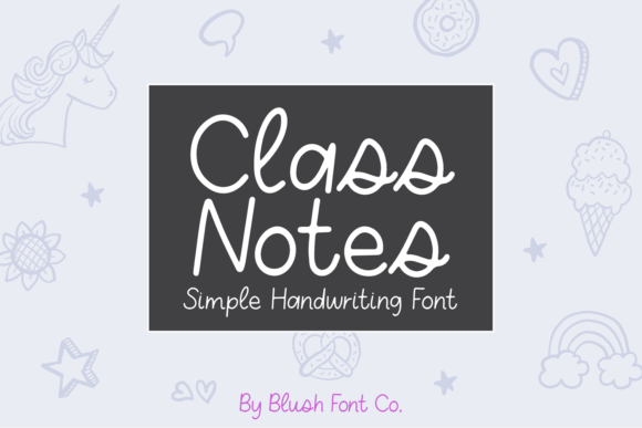 Class Notes: The Perfect Handwritten Typeface for Small Business Branding