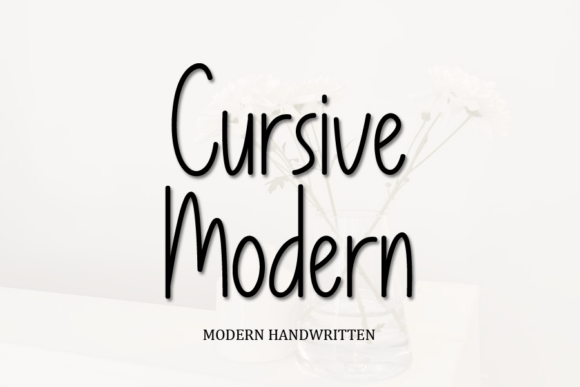 Cursive Modern: The Warm Handwritten Typeface for Crafters
