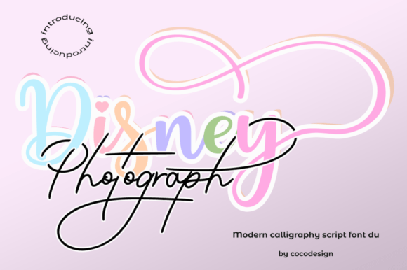 Disney Photograph: The Handwritten Typeface for Scroll-Stopping Campaigns