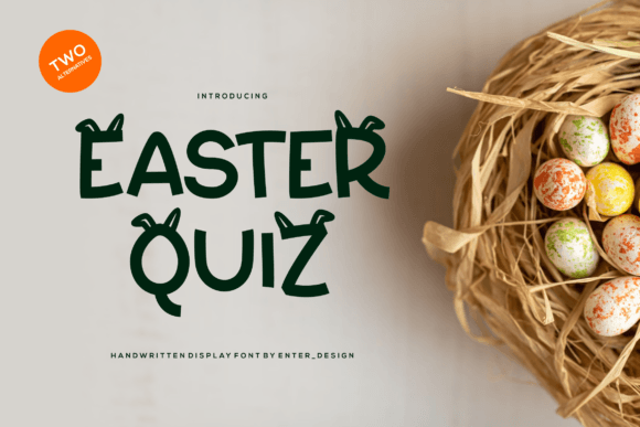 Easter Quiz: The Handwritten Font for Scroll-Stopping Campaigns