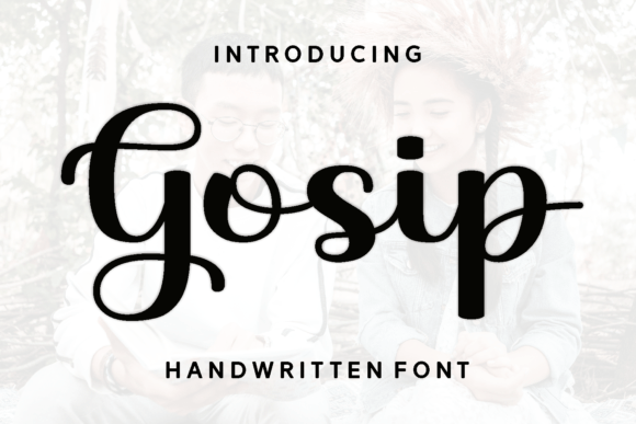 Gosip: The Script Amp Typeface for Elegant Web Design