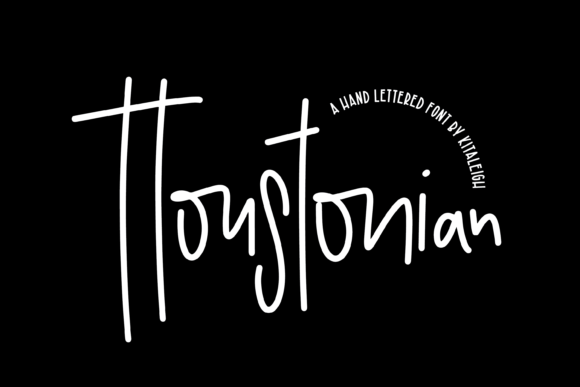 Houstonian: The Hand-Lettered Typeface for Scroll-Stopping Campaigns
