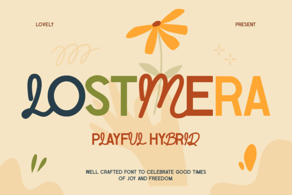 Lostmera: A Playful Hybrid Typeface for Modern Editorial Design
