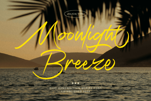 Moonlight Breeze: The Script Font That Elevates Campaign Visuals