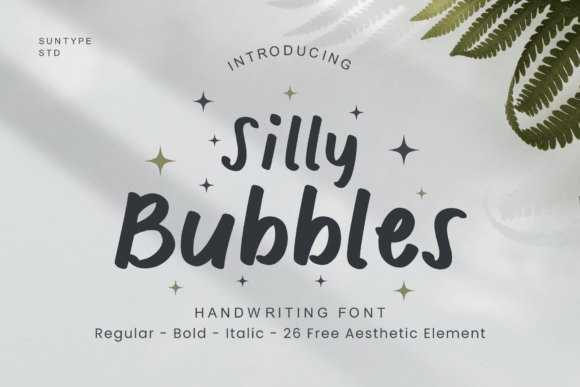 Silly Bubbles Font Review