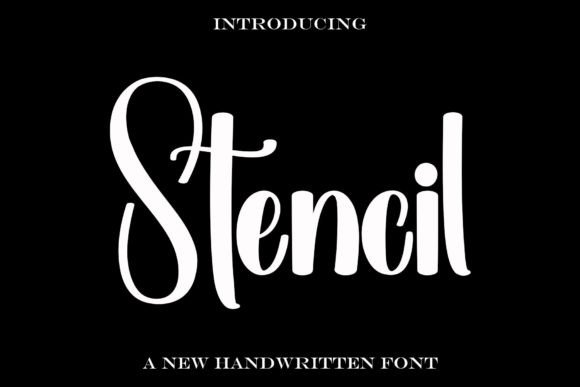 Stencil: A Timeless Handwritten Typeface for Modern Branding