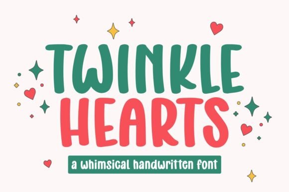 Twinkle Hearts: The Handwritten Typeface That Elevates Your Brand