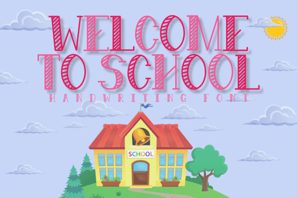 Welcome to School: A Handwritten Font for Modern Web Design