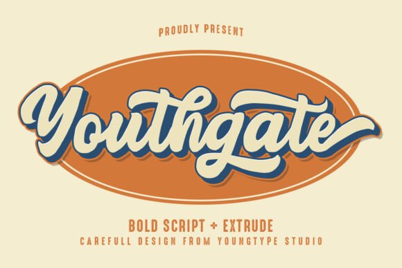 Youthgate: A Curvy Script Typeface for Modern Web Design